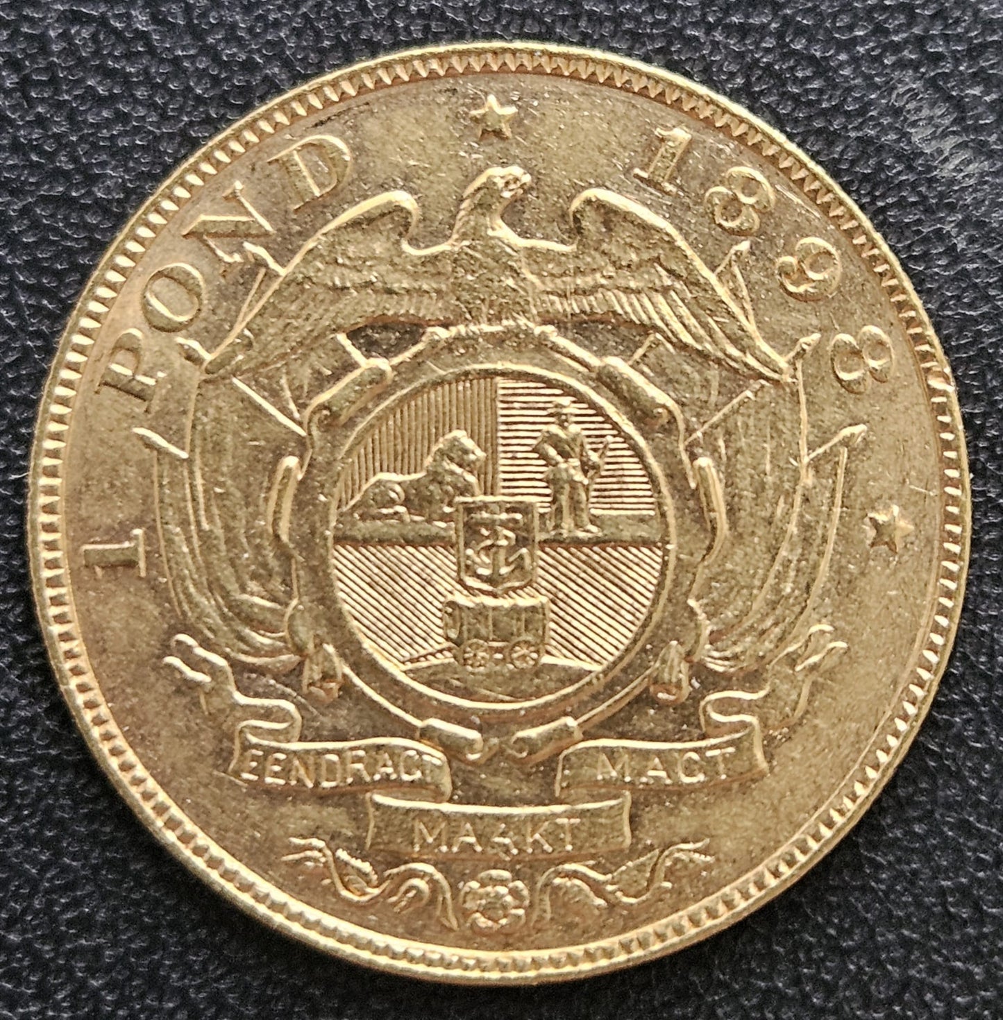 1 Pond Südafrika Paul Krüger 1898