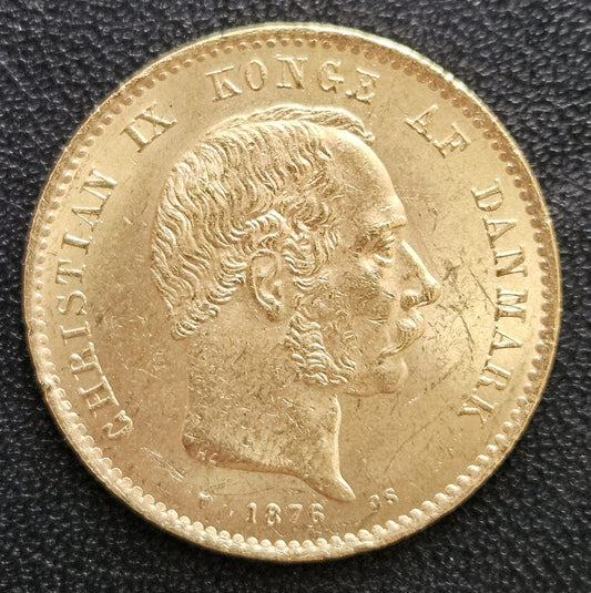 20 Kroner Dänemark 1876 VBP Christian IX