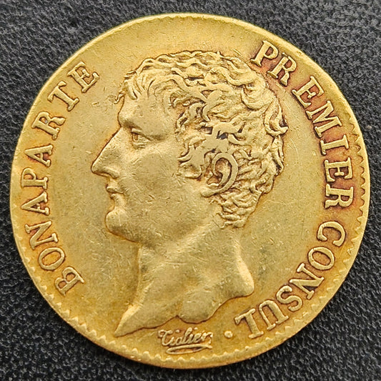 20 Francs Frankreich AN 12 A Napoleon I Empereur