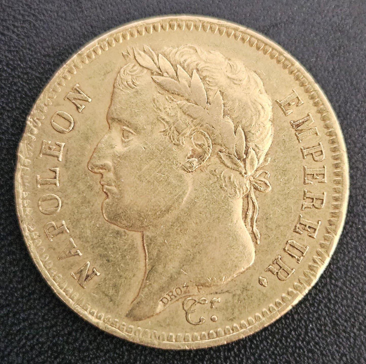 40 Francs Frankreich Napoleon Empereur 1808 H La Rochelle