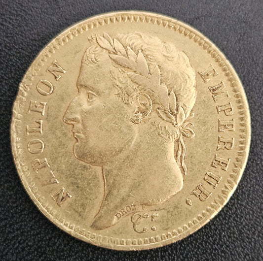 40 Francs Frankreich Napoleon Empereur 1808 H La Rochelle