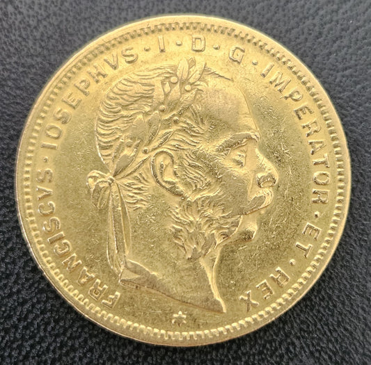 8 Florin Österreich Ungarn Franz Joseph 1887