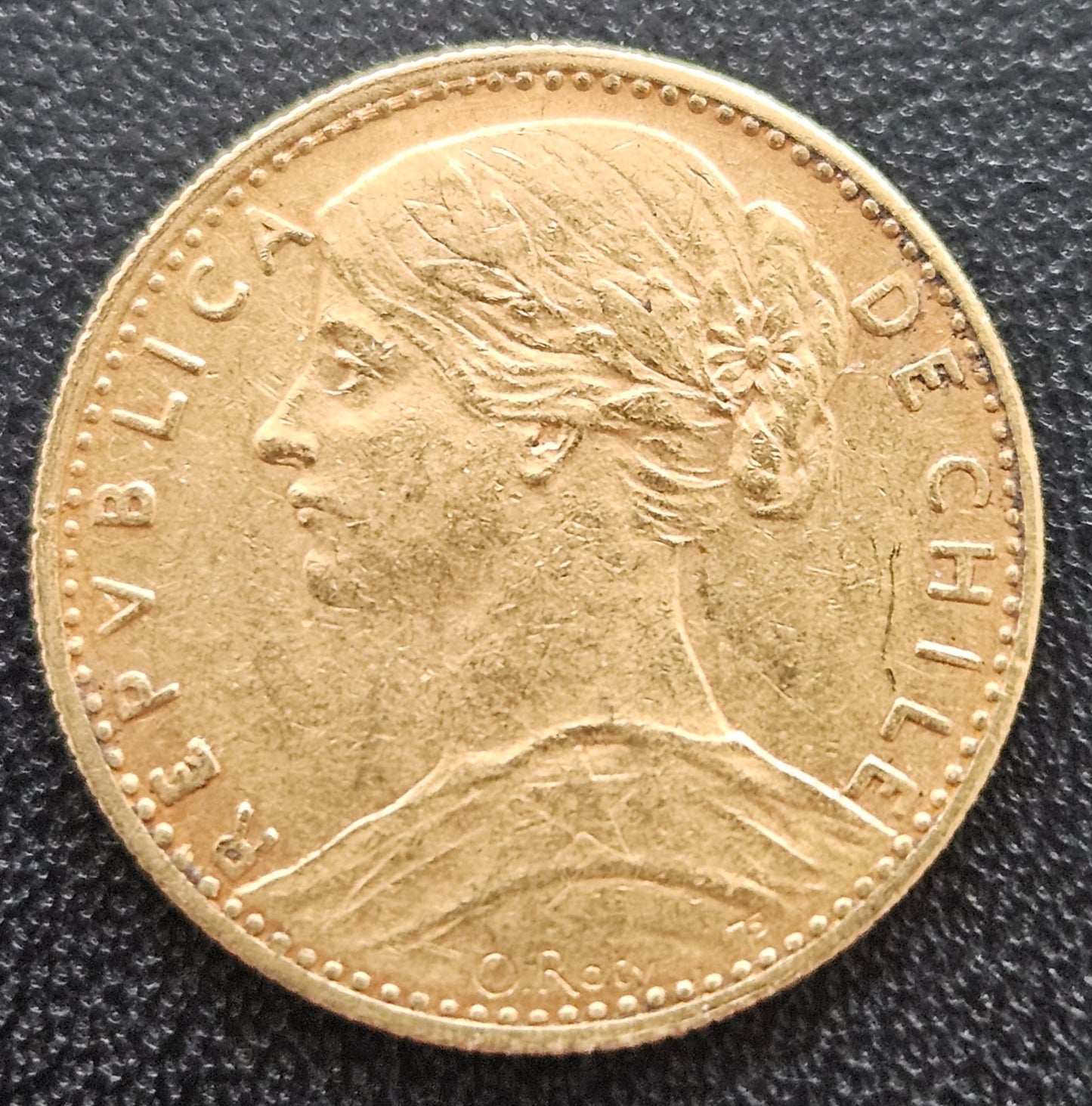 5 Pesos Chile 1898