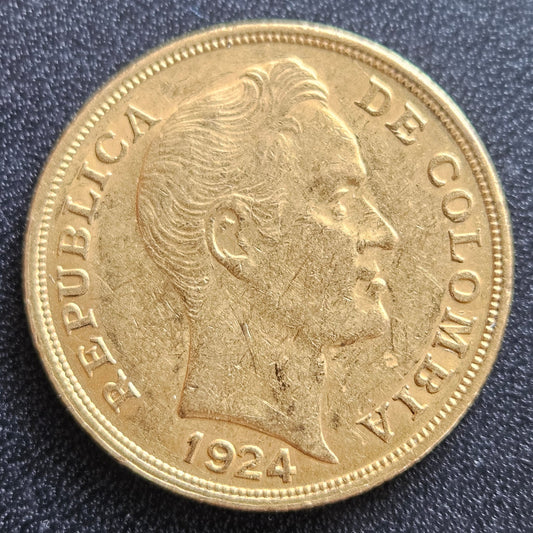 10 Pesos Kolumbien 1924