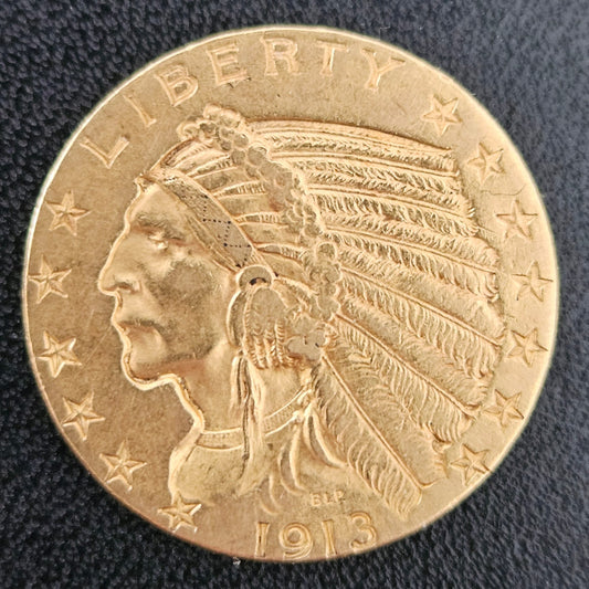 5 Dollar Amerika Indian Head 1913