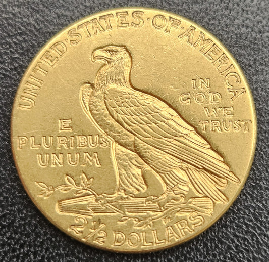 2,5 Dollar Amerika Indian Head 1912
