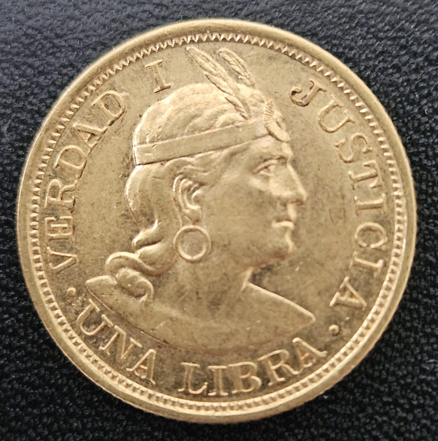 1 Libra Peru 1906