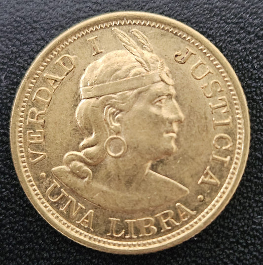 1 Libra Peru 1906