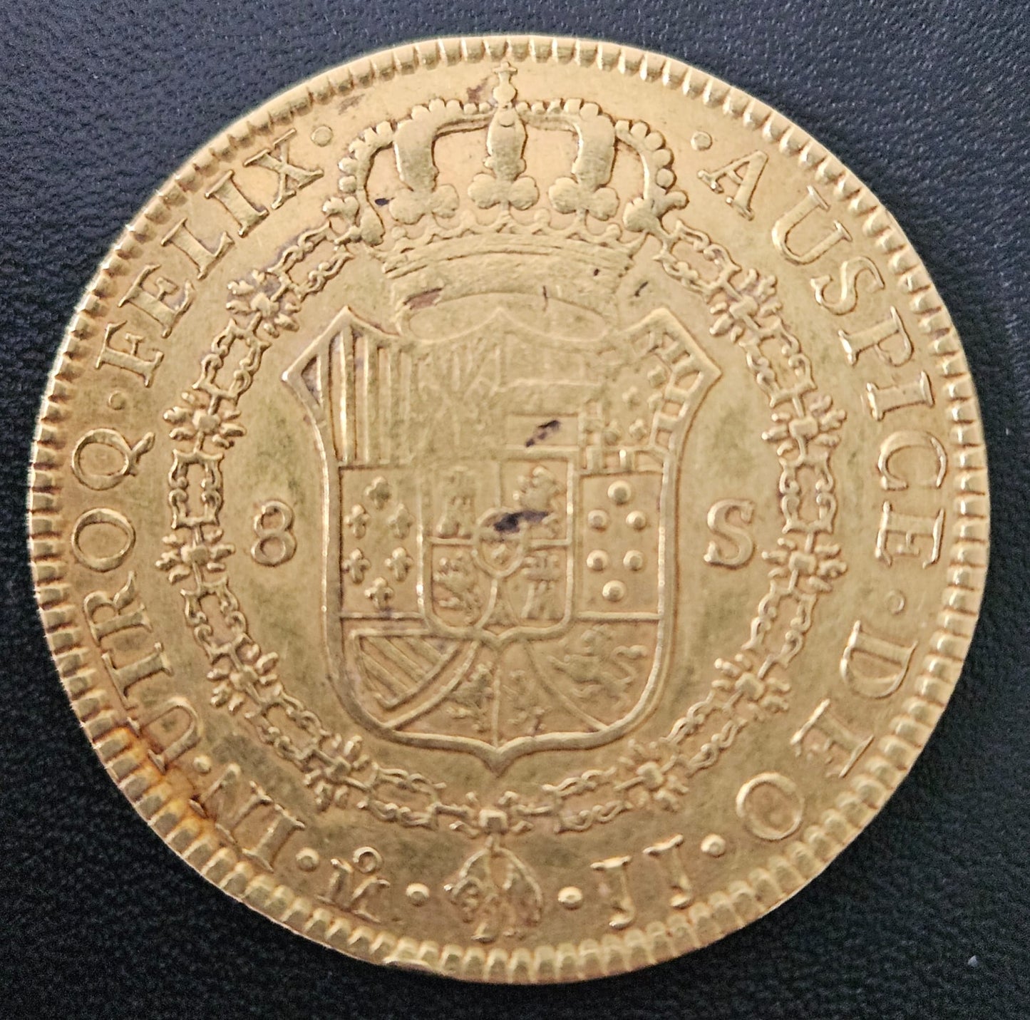 8 Escudos Mexcio Ferdinand VII 1818 Mo JJ