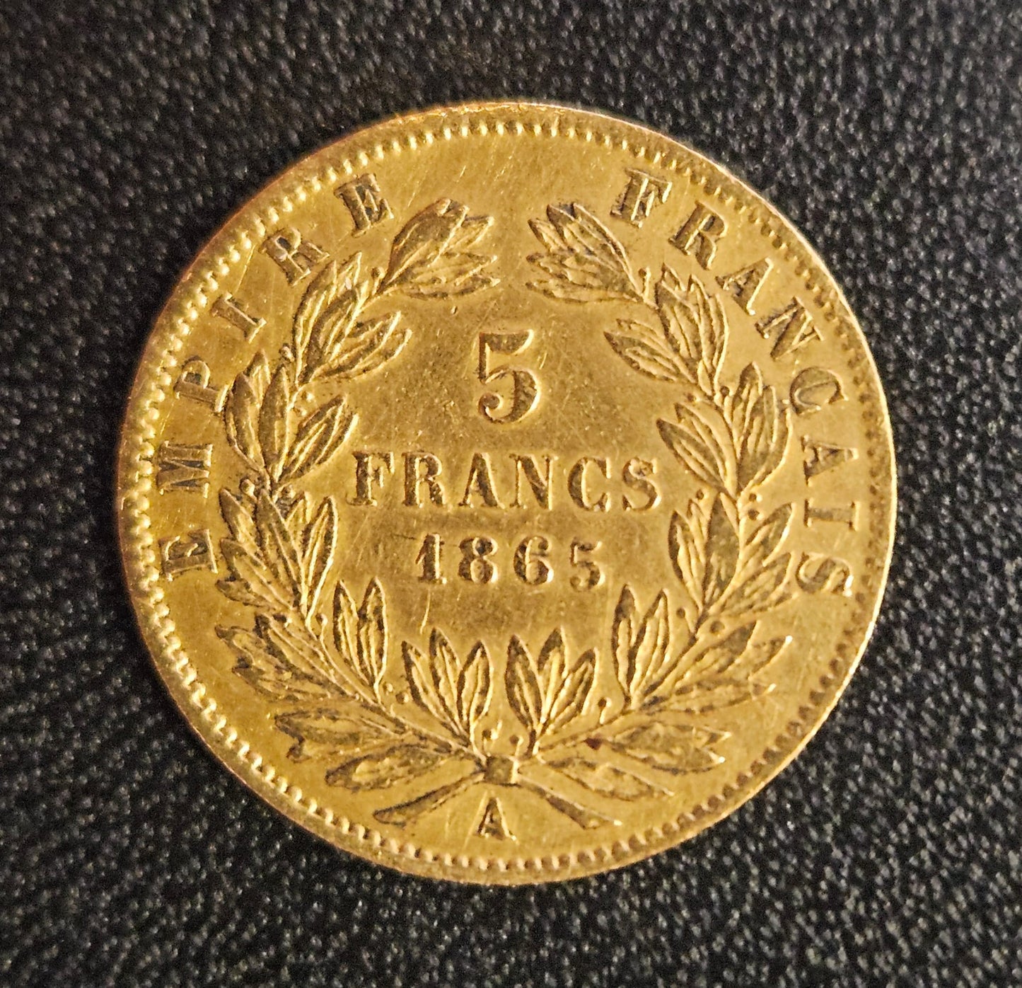 5 Francs Napoleon III 1865 A