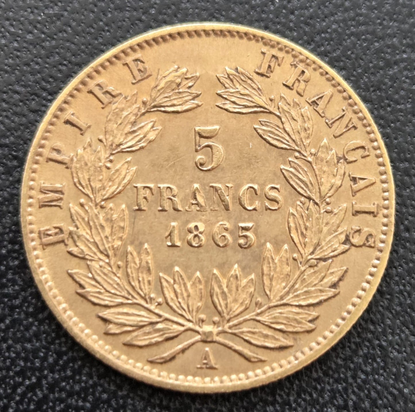 5 Francs Napoleon III 1865 A