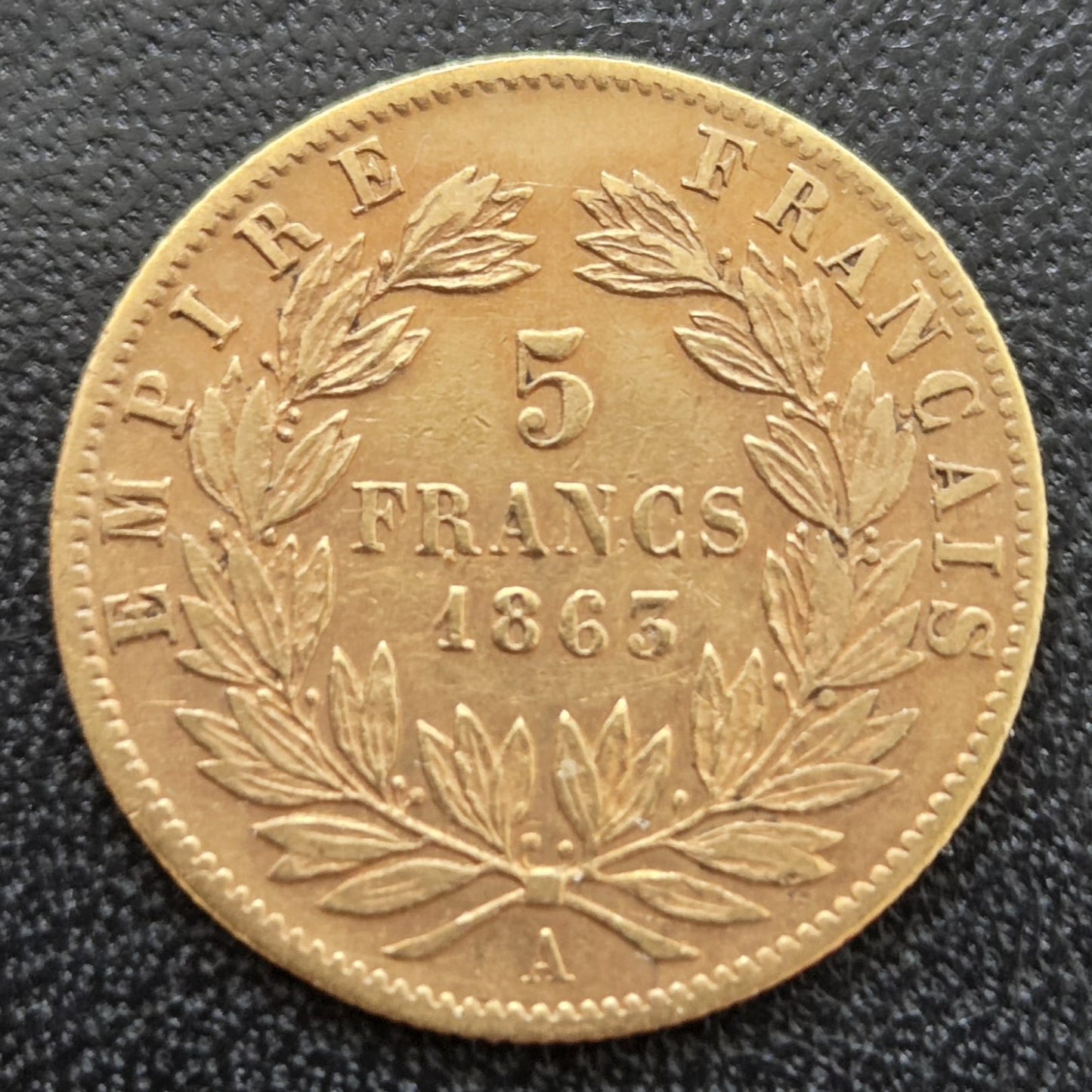 5 Francs Napoleon III 1863 A