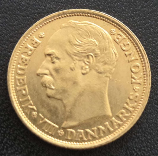 10 Kroner Dänemark Frederik VIII 1908 VBP