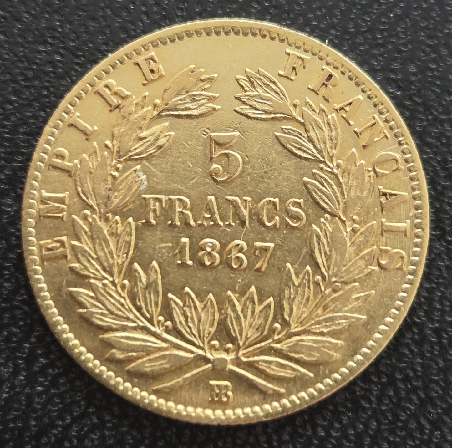 5 Francs Napoleon III 1867 BB