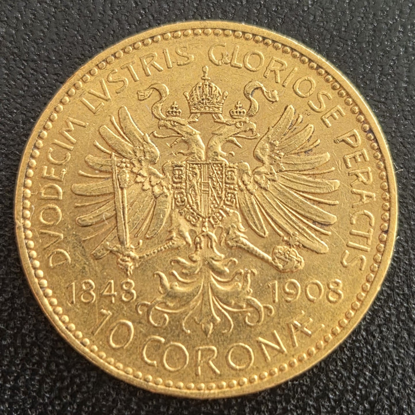 10 Corona Österreich Franz Joseph Regierungsjubiläum 1848-1908