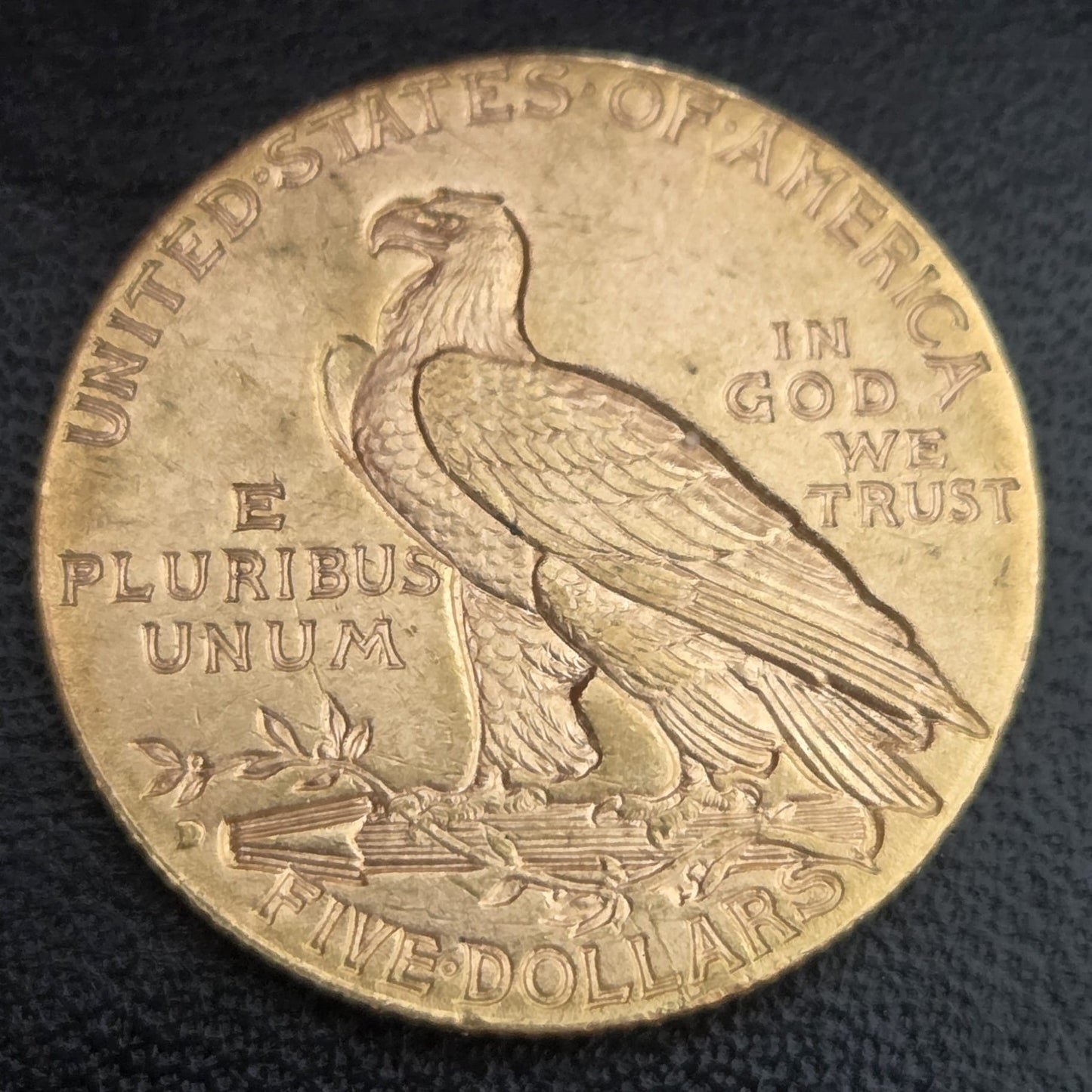 5 Dollar Amerika Indian Head 1909