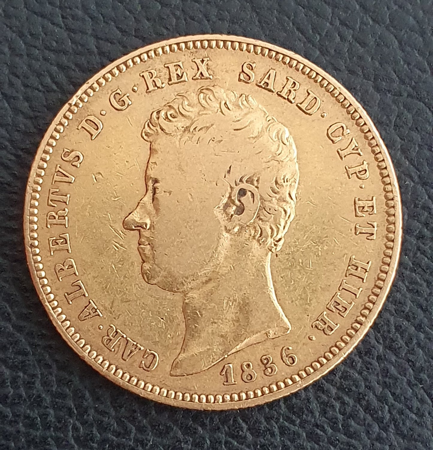 50 Lire Carlo Alberto 1836