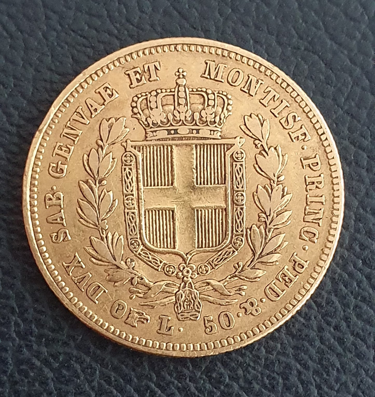 50 Lire Carlo Alberto 1836