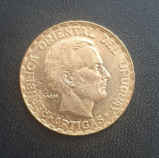 5 Pesos Uruguay Artigas 1930