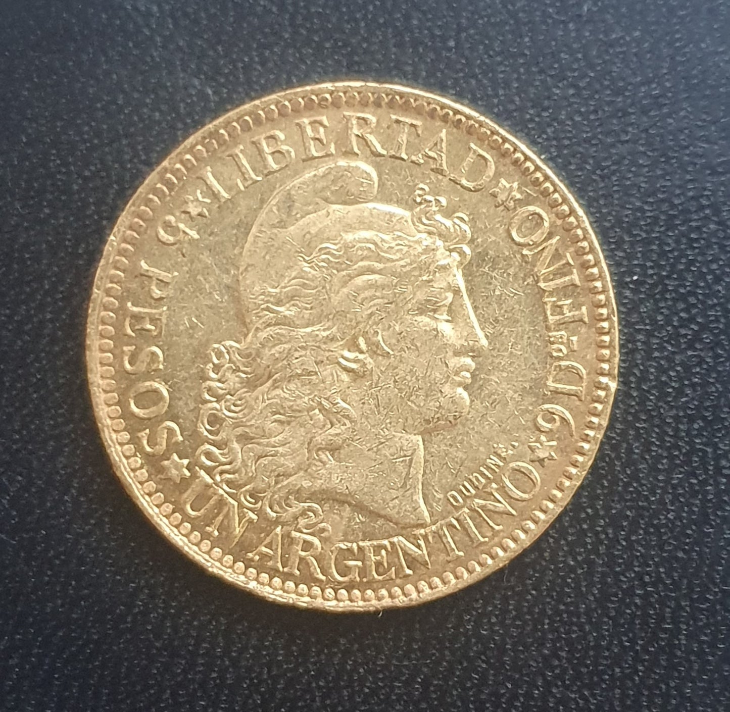 5 Pesos Argentinien 1881