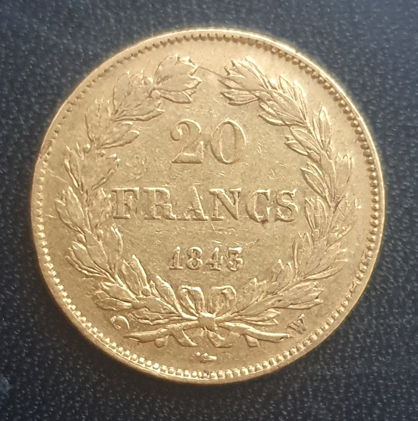 20 Francs Frankreich Louis Philippe I 1843 W