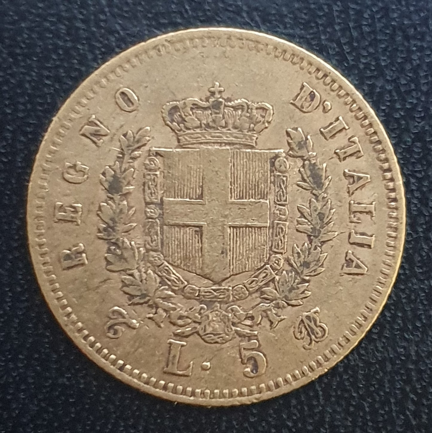 5 Lire Italien Vittorio Emanuele II 1863