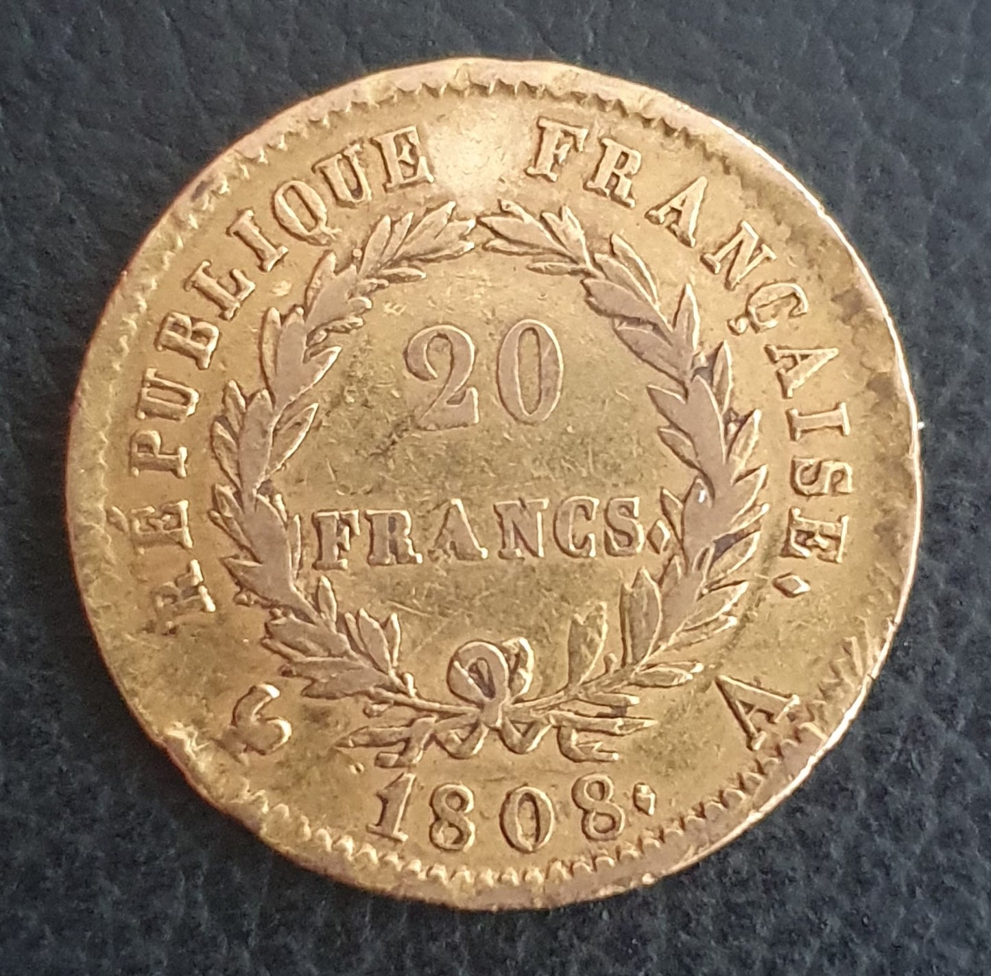 20 Francs Frankreich Napoleon I Empereur 1808 A