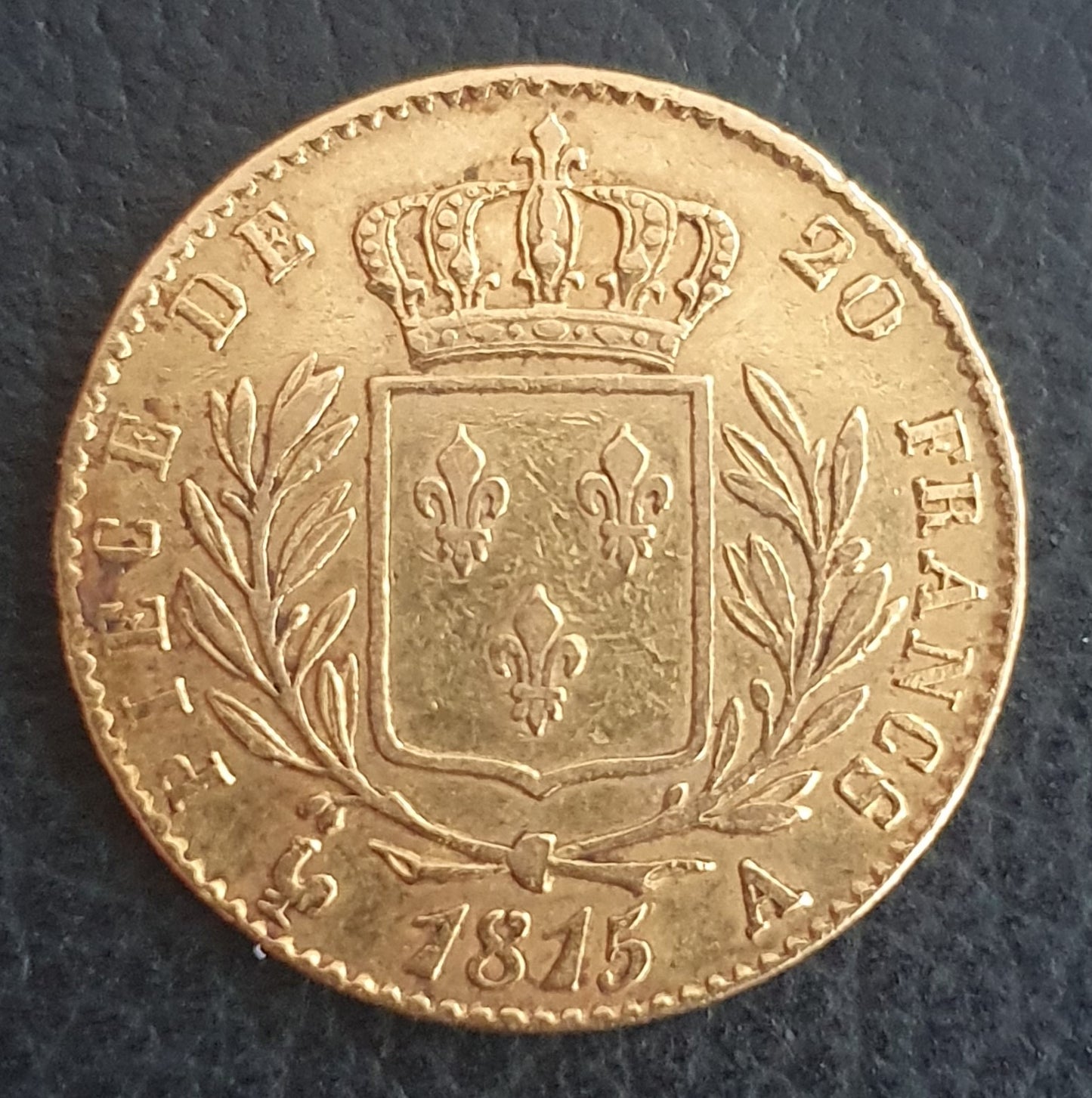 20 Francs Frankreich Louis XVIII 1815 A