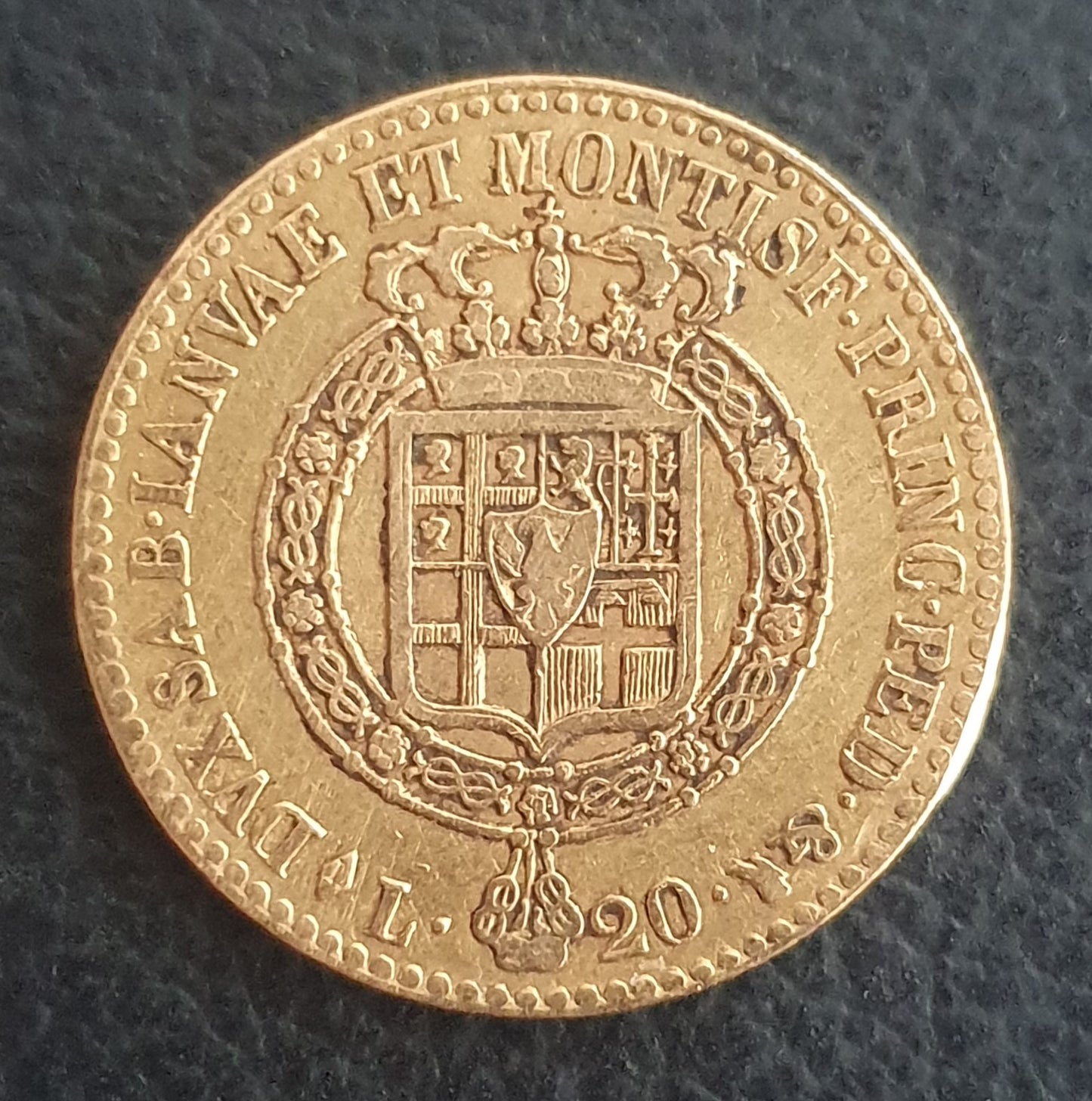 20 Lire Italien Vittorio Emanuele I 1817