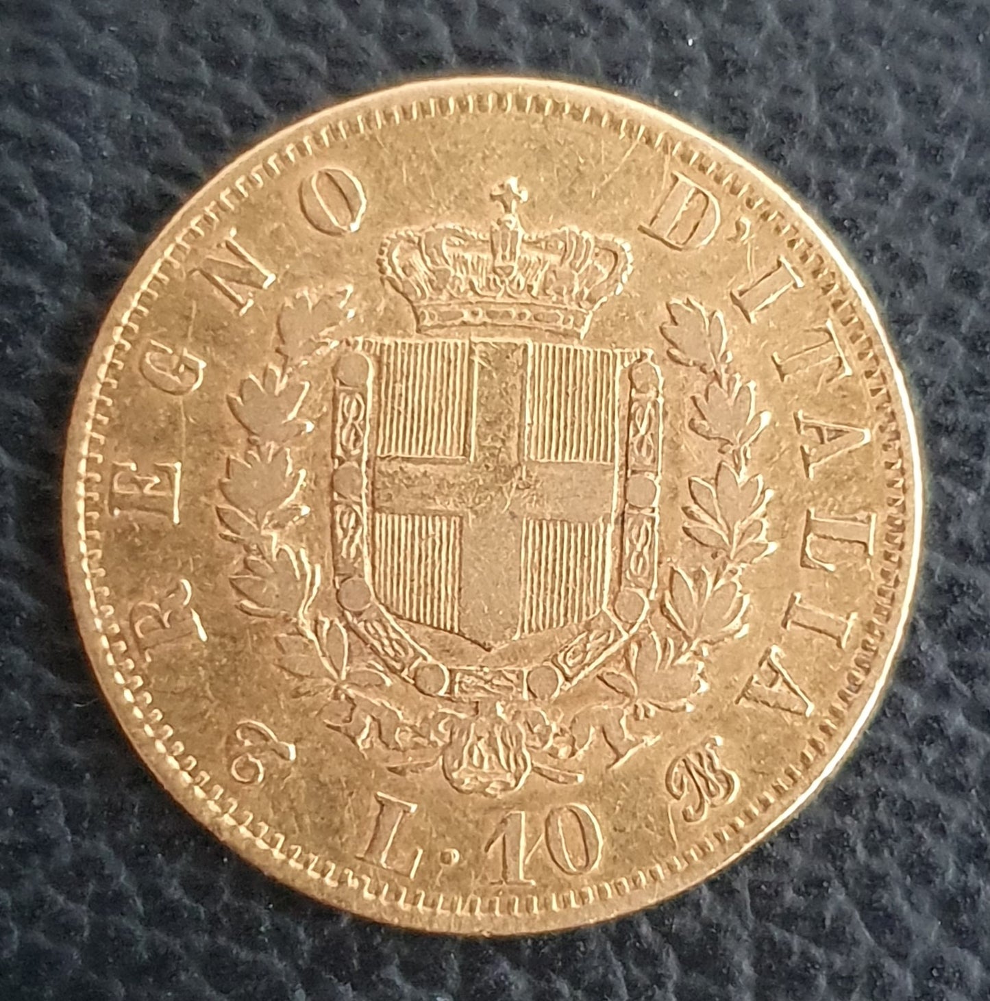 10 Lire Italien Vittorio Emanuele II 1863