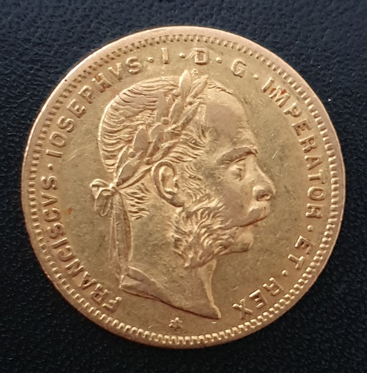 8 Florin Österreich Ungarn Franz Joseph 1885