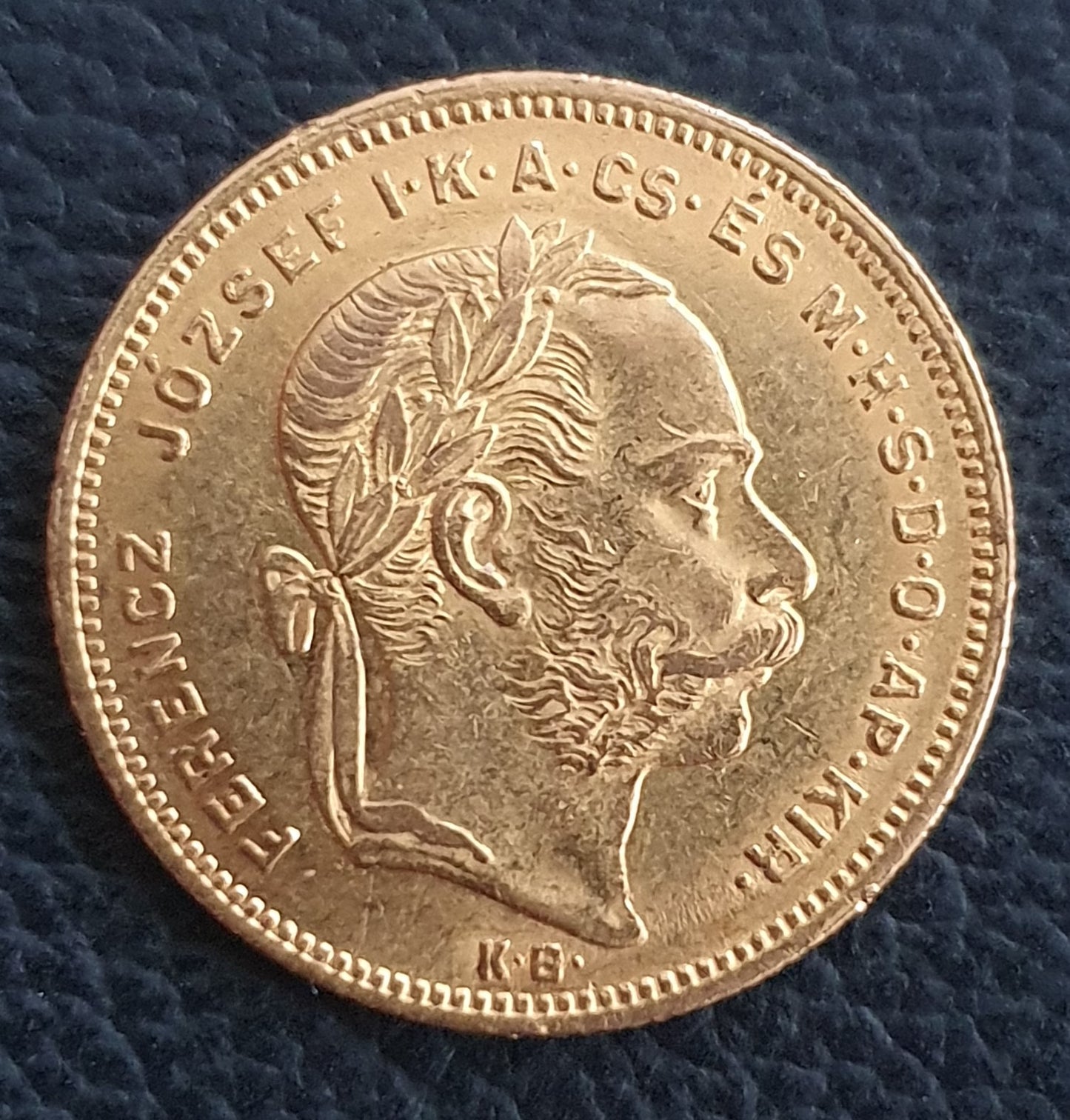 8 Forint Ungarn Franz Joseph 1877 KB