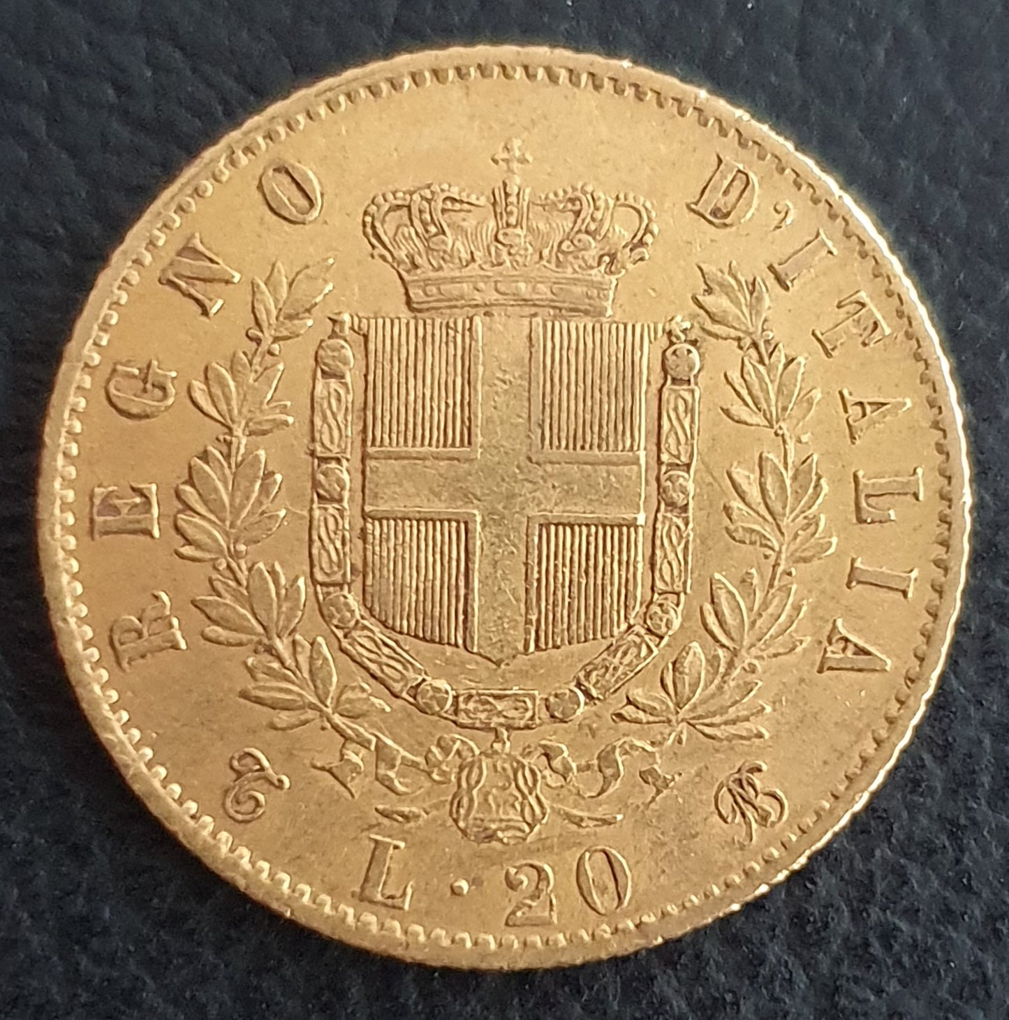20 Lire Italien Vitttorio Emanuele II 1863