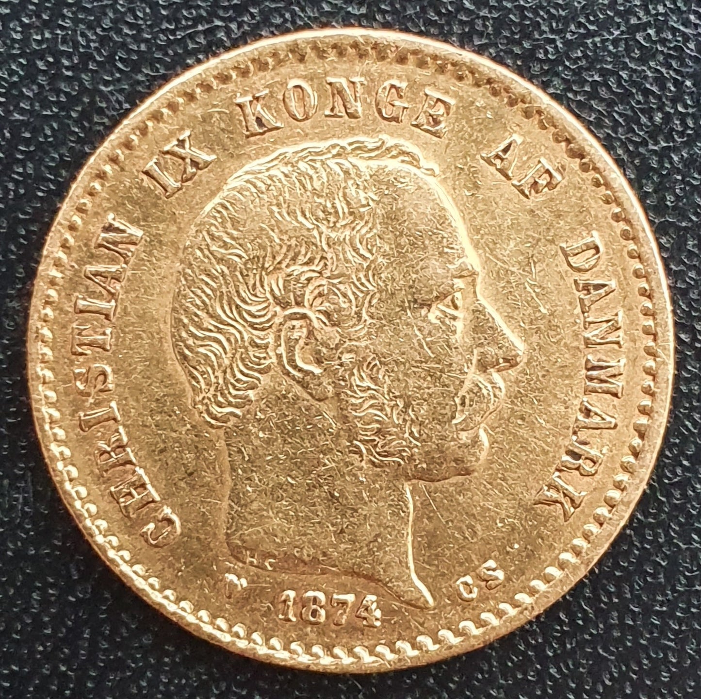 10 Kroner Dänemark Christian IX 1874