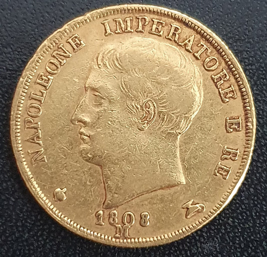 20 Lire Italien Napoleon 1808 M