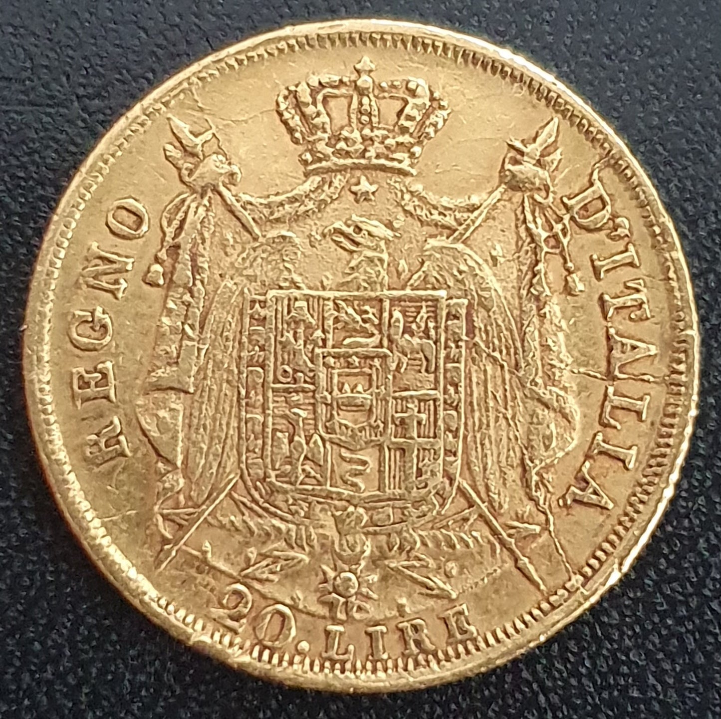 20 Lire Italien Napoleon 1808 M
