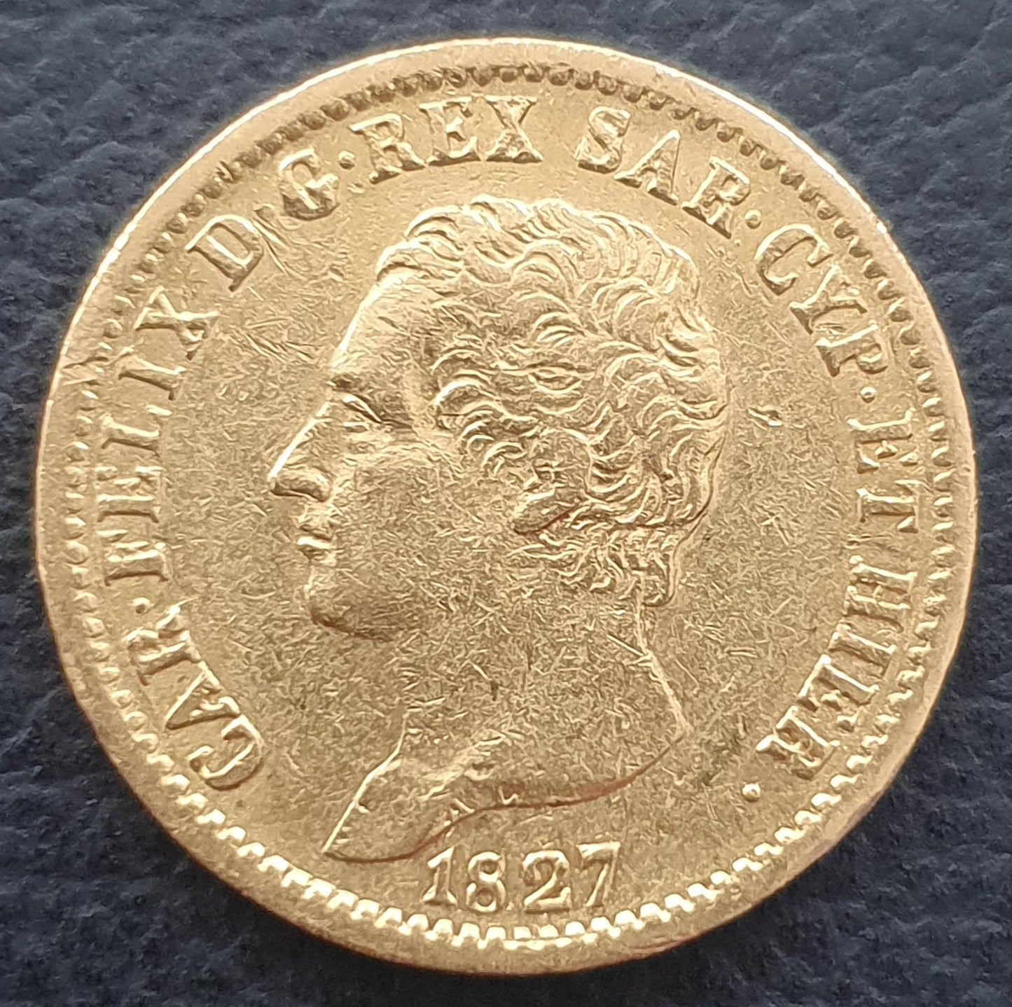 20 Lire Italien Carlo Felice 1827 L