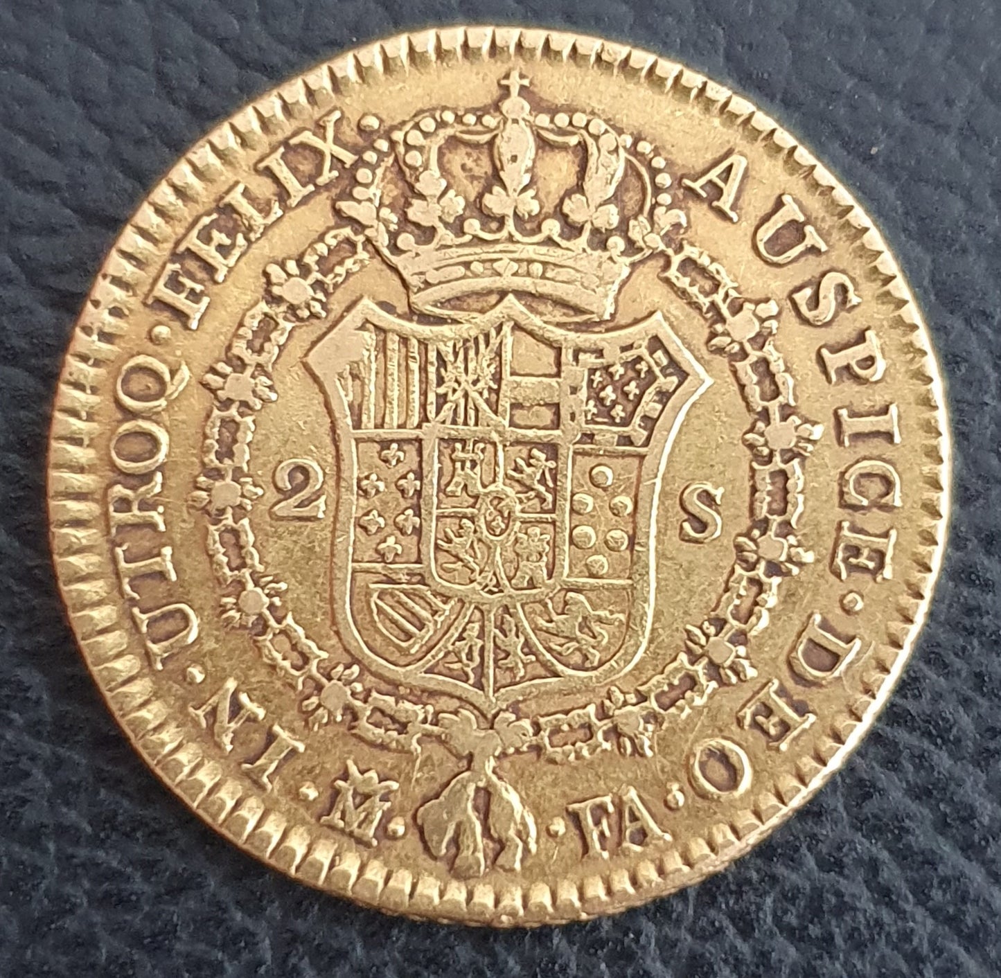 2 Escudos Spanien Carlos IV 1806