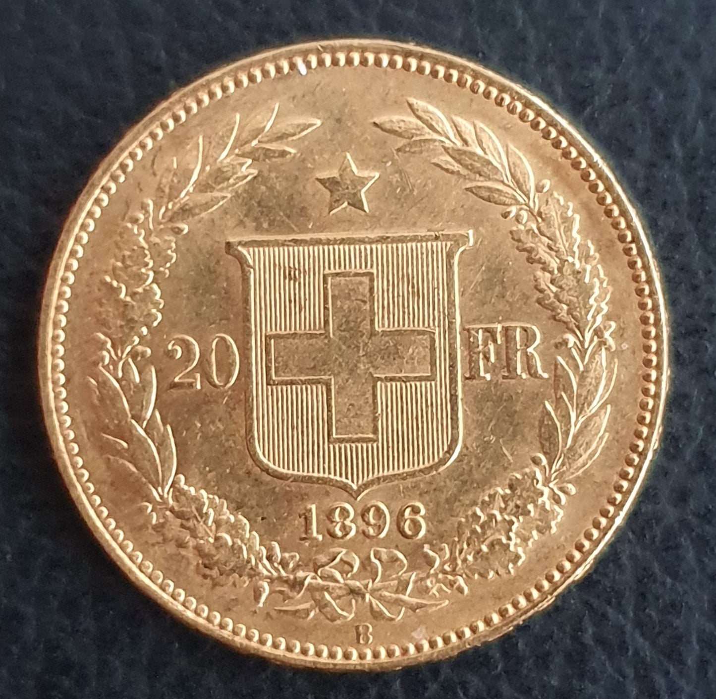 20 Franken Schweiz  Helvetia / Vreneli 1896 B