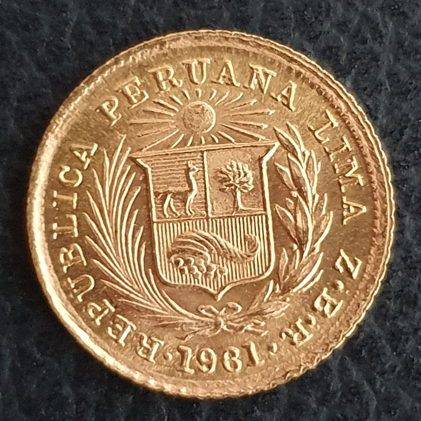 1/5 Libra Peru 1961